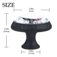 thumbnail image 4 of 4 Pcs Flower Blossom Knobs for Kitchen Cabinet Cupboard Dresser Bookcase Drawer Pulls Handles Round Home Decor, 4 of 7