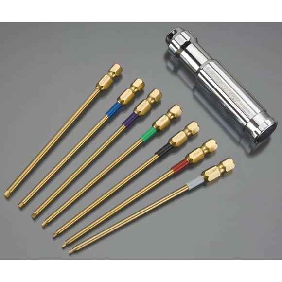Integy RC QuickPit Ensemble de Clés Hexagonales 7 Pcs - Outils Durables Multi-Tailles