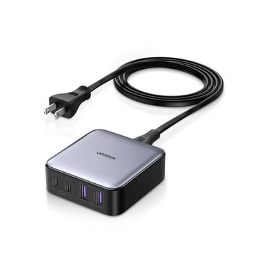 UGREEN 65W USB C Charger Station, 4 Ports GaN Charger for Cellphone Laptop, with 6.5 FT Cable