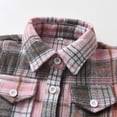 thumbnail image 5 of MKOSPLRT Boys' and Toddler Long Sleeve Plaid Button Up Shirt Casual Classic Collared T Shirts Fall Cardigan with Pocket 12M-9Y, 5 of 9