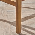 thumbnail image 4 of Noble House Stamford Outdoor Rustic Acacia Wood Barstool (Set of 2) Teak, 4 of 6