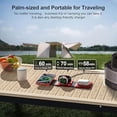 thumbnail image 2 of 3-in-1 Foldable Wireless Charging Station for Multiple Devices Red, 2 of 5