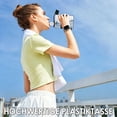 thumbnail image 6 of Flat Water Bottle with Handle 500 ml Flat Water Bottle BPA-Free Leak-Proof Slim Water Bottle for Travel Outdoor Fitness Sports Cycling Work School,Black, 6 of 7