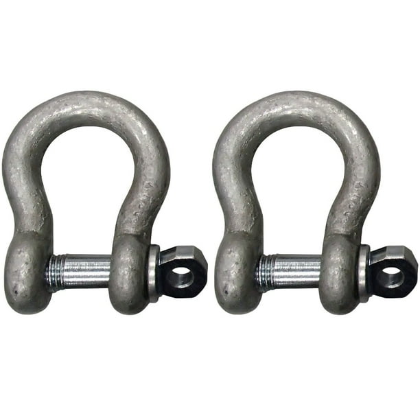 CSPA0625 (2) Shackle Clevis 5/8" & Screw Pin for Cable Rope Chain