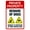 Warning Sign 4, variant on Private Property Absolutely No Trespooping Warning Sign - 8"x12" Retro Metal Caution Street Tin Sign, Pet Waste Decor for Business Home Wall Art