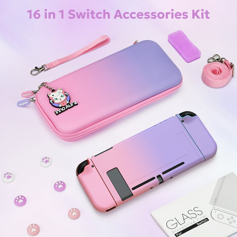 16 in 1 Nintendo Switch Case Bundle, Includes Switch Carrying Case