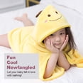 thumbnail image 5 of Toallas de baño para niños, toalla con capucha premium para niños pequeños, albornoz de forro polar coral altamente absorbente para niños y niñas, 5 of 5