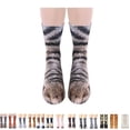 thumbnail image 2 of Maoww Animal Feet Pattern Stimulation Children Kid Mid Calf Long Socks Unisex Funky Socks, 2 of 9