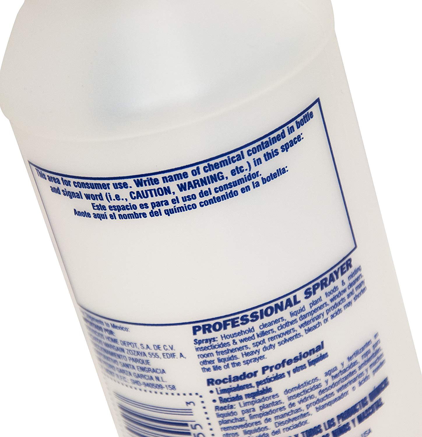 Zep Professional Sprayer Bottle 32 Ounces HDPRO1 Case of 12 30 Foot Spray,  Adjustable Nozzle - Walmart.com