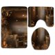thumbnail image 1 of ABPHQTO Caer en Wishing Well Juego de alfombras de baño de 3 piezas Alfombra de baño Alfombra de contorno y tapa de inodoro, 1 of 2