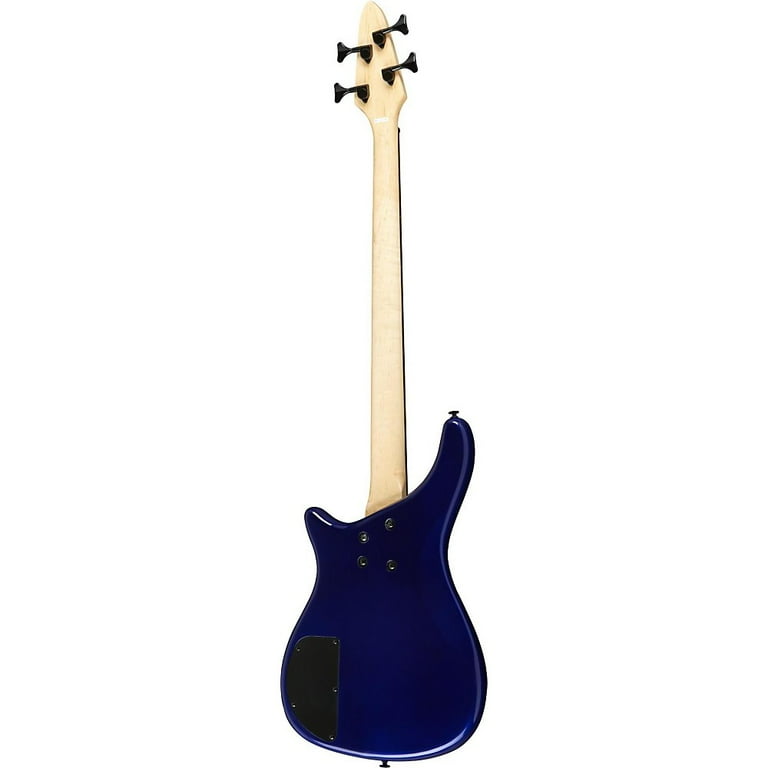 Rogue LX200BF Fretless Series III Electric Bass Guitar Metallic Blue