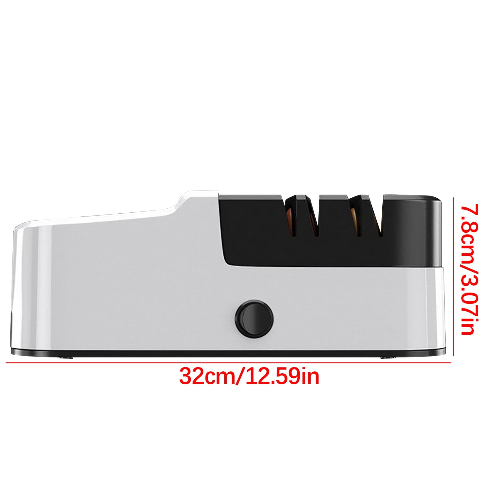 WWG USB Electric Knife Sharpener with Automatic Sharpening Stone, 15-20 Degree Blade Edge for Kitchen Scissors, Portable Sharpening Tool