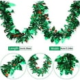 thumbnail image 2 of Dalrosia 4PCS Christmas Tinsel Garland Christmas Tree Ornament Metallic Twist Garland Xmas Hanging Wreath for Indoor Outdoor Decorations Party Supplies, 2 of 6