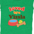 thumbnail image 4 of Inktastic Vizsla Loved by a (Dog Breed) Boys or Girls Baby Bodysuit, 4 of 5