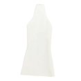thumbnail image 1 of Vestido ajustado sin mangas para cosplay, informal, corto, de 12 pulgadas, escala 1/6 Blanco, 1 of 9