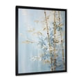 thumbnail image 2 of Designart "Blue Bamboo With Gold" Bamboo Picture Framed Canvas Art Print, 2 of 5