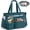 DarkGreen, variant on Teacher Tote Bag 15.6 inch Laptop Bag for Women Laptop Briefcase Work Bags Nurse Tote Professional Computer Messenger Shoulder Bags for Office, College, Nursing,Black