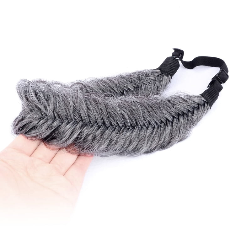 DIGUAN Wide Fishtail 2 Strands Synthetic Hair Braided  display picture 2