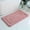 Pink, variant on YJYGSQ Soft and Absorbent Microfiber Bathroom Rugs, 24” x 16” Non-Slip Hairy Bath Carpet, Machine Washable Bath Mats for Bathroom Floor, Shower, and Tub Areas
