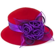 Purple Satin Roses Red Hat