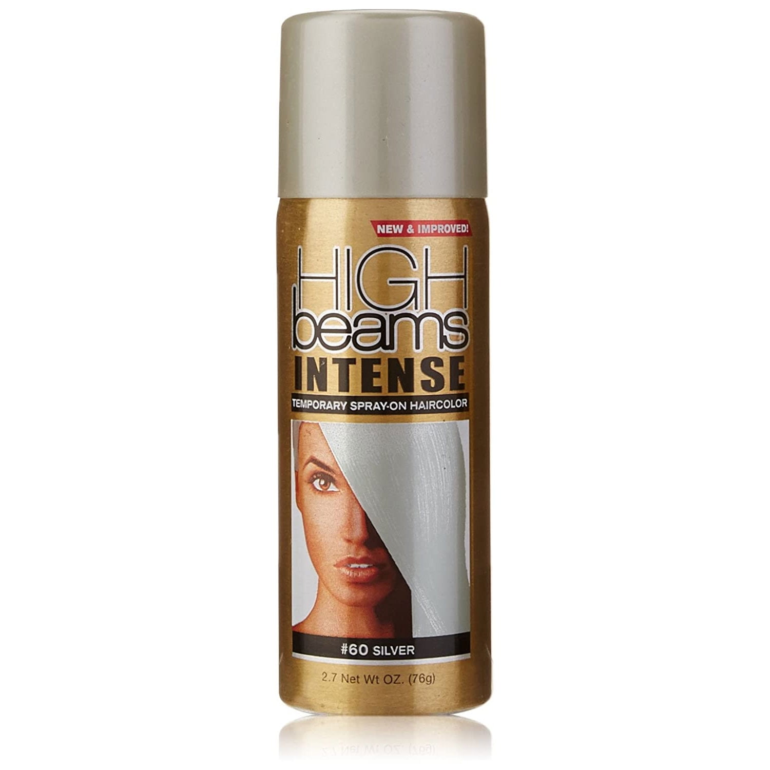 High Beams Intense Temporary Spray On Hair Color, Silver, 2.7 Oz.,Pack