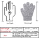 thumbnail image 2 of 12 pares de guantes mágicos de invierno para niños, elásticos y cálidos, de punto para niños o niñas., 2 of 7