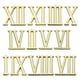 thumbnail image 1 of 1 Juego de Kit de números Romanos de Reloj, 3 cm, números de Reloj Digital DIY, manecillas de Reloj, Piezas de Repuesto, Accesorios de Reloj de Repuesto para decoración artística del hogar, 1 of 8
