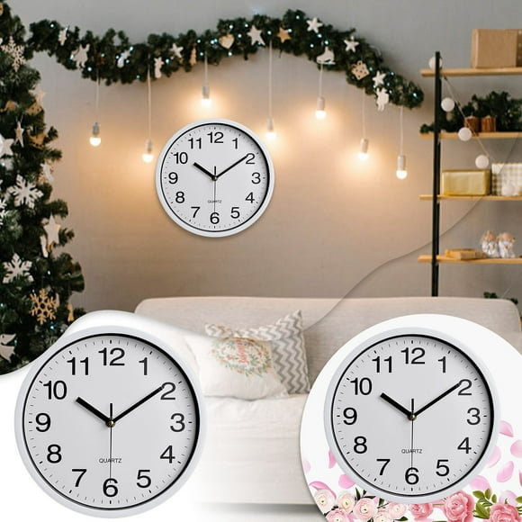 10 Inch Wall Clock Living Room Quartz Clock Bedroom Living Room Wall Clock Clock Refrigerator Alarm Speed Stack Timer New Year's Countdown Clock Count down Timer with Alarm Sand Timer 2 Minute