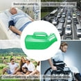 thumbnail image 4 of 1200ml Urinals for Men Thick Firm Portable Urinal, Urine Collection for Hospital, Incontinence, Elderly, Travel Bottle and Emergency (White + Green) 2 Packs, 4 of 7