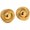 Gold, variant on Statement Chunky Gold Earrings for Women Elegant Round Rope Disc Stud Earrings Geometry Vintage Earrings