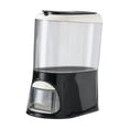 thumbnail image 2 of Contenedor de arroz transparente, contenedor de cereales, cubo para granos con tapa extraíble, seco negro, 2 of 9