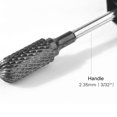 thumbnail image 3 of Cabezal de pulido de acero de tungsteno negro para manicura, remoción rápida de esmalte y cuidado de uñas, modelo WG05-M, diseño ergonómico y fácil de limpiar., 3 of 6