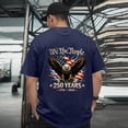 thumbnail image 2 of mgoYE 250 Anniversary USA Tshirt American Flag Tshirt 250th America Anniversary Tee 250 Years Patriotic Tops Shirt(Dark Blue,M), 2 of 6