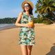 thumbnail image 3 of Balery Colorful Hawaii Palms Vestidos de verano para mujer con estampado: vestido holgado sin mangas, vestido playero informal y cómodo para días calurosos., 3 of 7