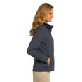 thumbnail image 3 of Port Authority Ladies Core Soft Shell Jacket-4XL (Battleship Grey), 3 of 5