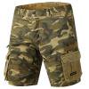 thumbnail image 1 of Pantalon Grand Homme Été Mode Extérieur Décontracté Bouton Multi-Poches Short de Sport Jaune TTTG, 1 of 9