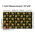 thumbnail image 2 of Sunflower Fabric By The Yard, Butterflies Upholstery Fabric, Spring Garden Flowers Decorative Fabric, Floral Botanical Leaves Berry Indoor Outdoor Fabric, Yellow Green Black, 5 Yards, 2 of 6