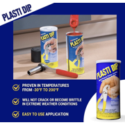 Plasti Dip 14.5 oz Red Multi-Purpose Flexible Peelable Rubber Coating