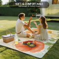 thumbnail image 5 of Fsddascl Vintage Spring Floral Outdoor Rug for Patio/Deck/Porch, Non-Slip Large Area Rug 4 x 6 Ft, Watercolor Pastoral Summer Flowers Indoor Outdoor Rugs Washable Area Rugs, Camping Rug Carpet, 5 of 5