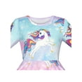 thumbnail image 4 of Girls Dress Unicorn Rainbow Casual Long Sleeve 8 Years, 4 of 7