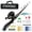Black, variant on Telescopic Fishing Rod and Reel Combo, Portable Complete Fishing Kit with Tackle Box and Storage Bag, All Purpose Angling Set for Freshwater and Saltwater(Blue,43x16x7cm,1PCS)