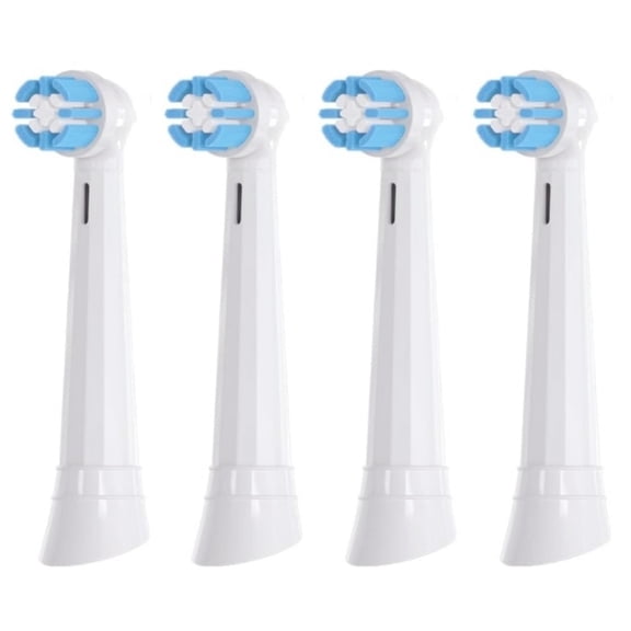 Brush Heads Toothbrush Replacement Heads for Oral-B iO Series Electric Toothbrush, for Oral B iO 10 9 8 7 6 5 4 3 Series, Soft Bristles, White 4PC