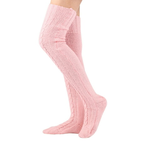 

Cotonie Autumn and Winter Knitted Knee Length Stockings Women s Lengthened Floor Stockings WOOL Pile Stockings