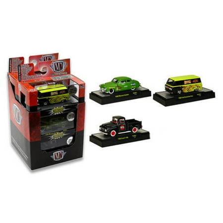Auto Thentics 3 Cars Set Release 1 WITH CASES Limited Edition to 1,600pcs 1/64 Diecast Model Cars by M2 (Best Price On Benelli M2)
