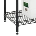 thumbnail image 6 of Hyper Tough Black Wire Shelf 6-Tier 72"H x 47.7"W x 18"D, 3600lbs Total Capacity, 6 of 8