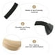 thumbnail image 2 of Bandas de cola de cola de cabello 6pcs bandas de soporte de cola de caballo sin costura anillo de cuerda para cabello grueso y cabello rizado (dorado), 2 of 4