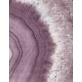 thumbnail image 2 of Wild Apple Portfolio 26x32 Black Ornate Wood Framed with Double Matting Museum Art Print Titled - Agate Geode II Plum, 2 of 4