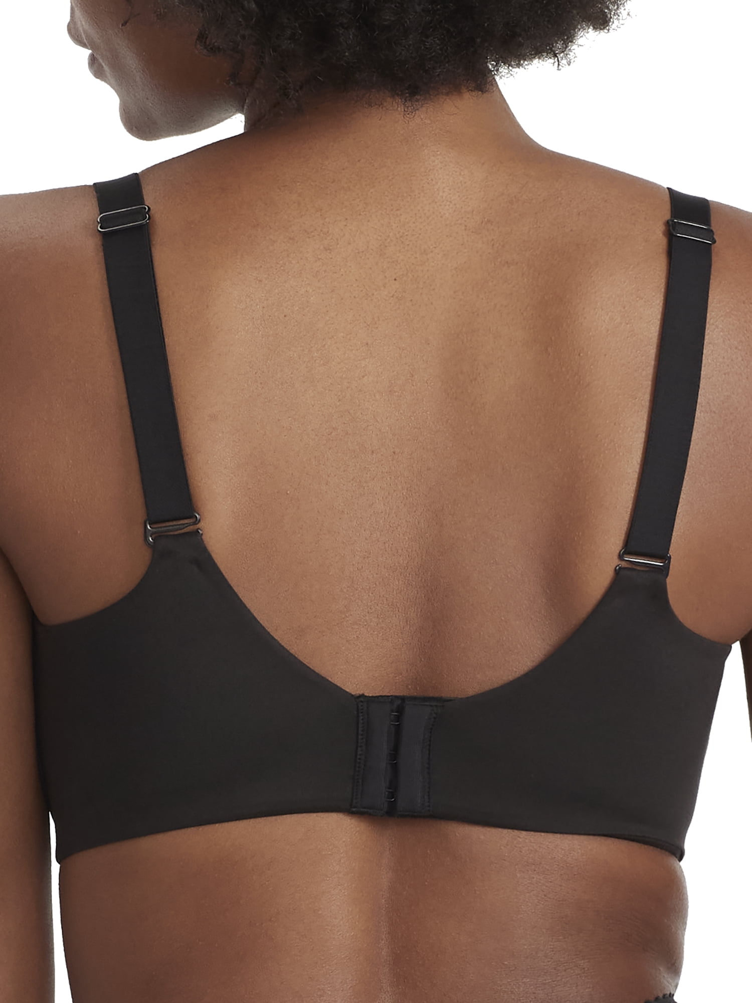 Women's Bali DF0084 One Smooth U Comfort Stretch Lace Underwire Bra (Black 36B)