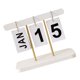 thumbnail image 5 of Calendario De Escritorio Con Tapa De Pie, Calendario De Escritorio Perpetuo Elegante Y Duradero, Reutilizable Para Oficina Y Hogar, 5 of 7