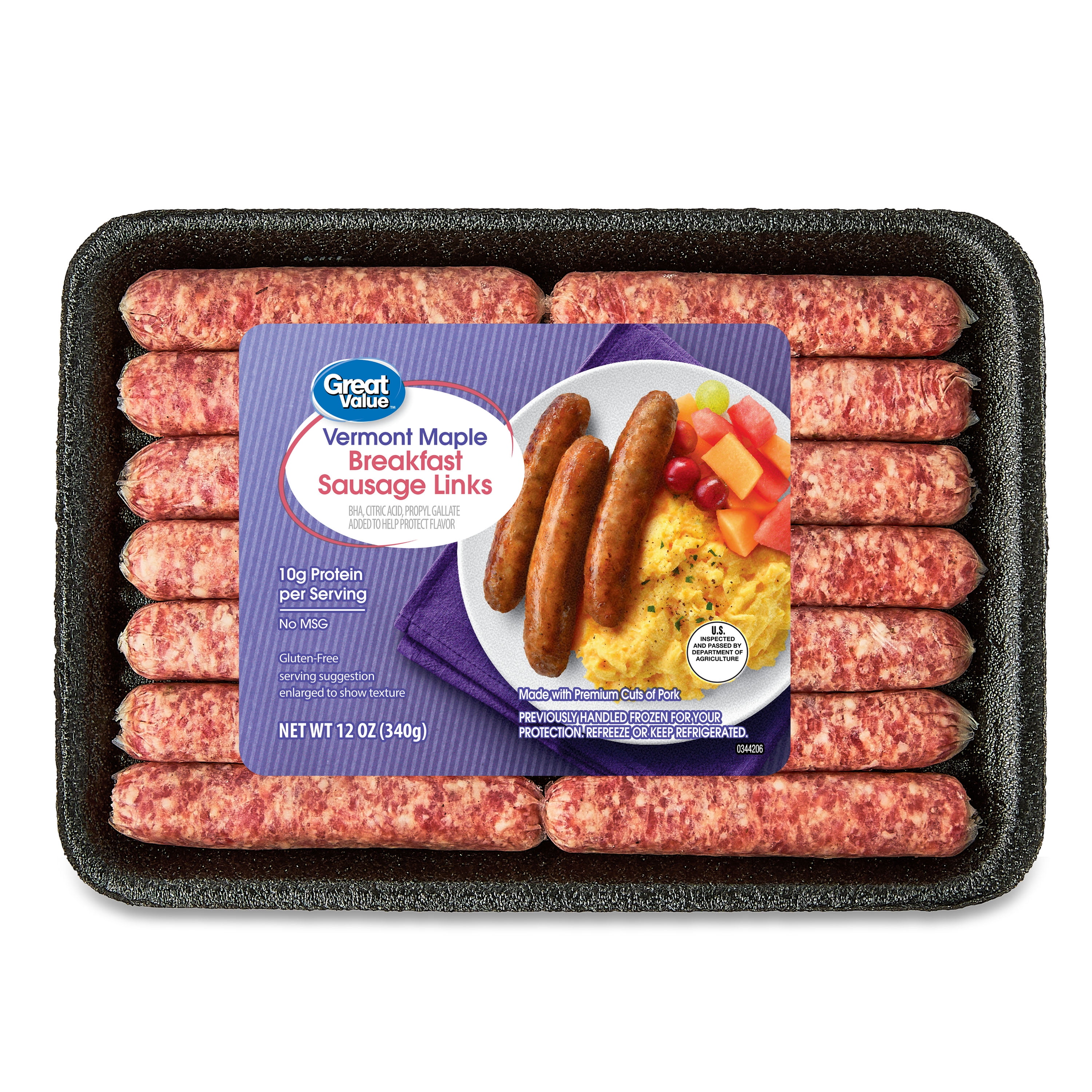 Banquet Brown 'N Serve Vermont Maple Sausage Links, 6g Protein per